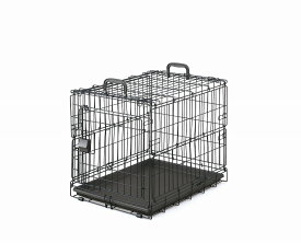 アイリスオーヤマ 折りたたみケージ Mサイズ 幅約46×奥行約63×高さ約50cm 犬 猫 ケージ 折りたたみ アイアン 小型犬 〜 中型犬用 アイアンブラックカラー OKE-600R IRIS OHYAMA