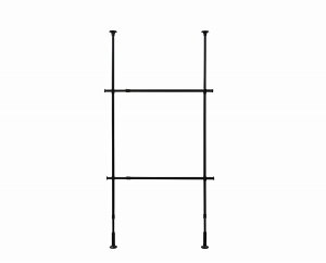 �A�C���X�I�[���} �˂����胏�[�h���[�u ����90~135×���s��10.1×������200~280cm �n���K�[���b�N ���[�h���[�u �X���� �ő啝��135cm �u���b�N TWR2-1350 IRIS OHYAMA