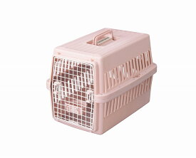 アイリスオーヤマ エアトラベルキャリー Mサイズ 幅47×奥行67×高さ51cm ペットキャリー 猫 キャリー 中型犬用 飛行機可 ピンク ATC-670 IRIS OHYAMA
