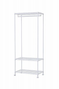 �A�C���X�I�[���} �J���[���b�N ���^�����b�N ���[�h���[�u �L���X�^�[�t�� ����75×���s��45×������182cm �|�[���a19mm �z���C�g CMW-75183 IRIS OHYAMA