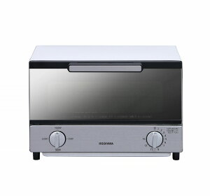 アイリスオーヤマ トースター オーブントースター ミラー調 横型 2枚焼き 温度調節4段階 トレー付 1000W MOT-011 IRIS OHYAMA