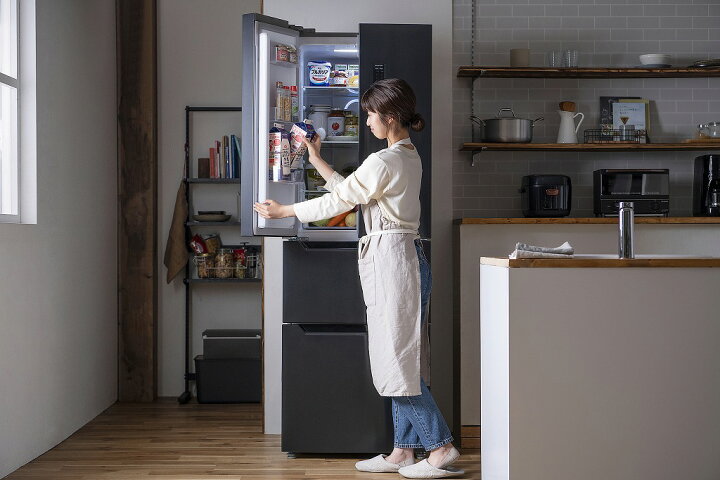 楽天市場】アイリスオーヤマ 冷蔵庫 320L 2段冷凍室 129L 幅63.5cm 