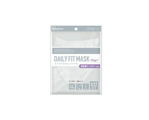ACXI[} ̃}XN 5 ӂChTCY 12.5×15.5cm DAILY FIT MASK Filter+ fC[tBbg tB^[vX ₷  ӂ莨R 3D}XN zCg RN-H5MW