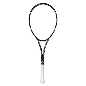 MIZUNO ミズノ ディオスプロR(ソフトテニス) 0S ソリッドブラック×フューチャーオレンジ 63JTN861 | テニスラケット カーボン 後衛 ティアドロップ ハンモックグリップ