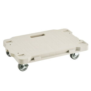 アイリスオーヤマ(IRIS OHYAMA) 連結ミニ平台車 耐荷重100? びっくり滑らか走行 RMH-421 ベージュ 連結可能 おしゃれカラー