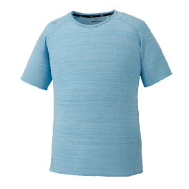 MIZUNO ミズノ ドライエアロフロー Tシャツ Sサイズ エーテルブルー 32MA0061 | 吸汗 速乾 快適 トレーニングシャツ 運動着 スポーツ