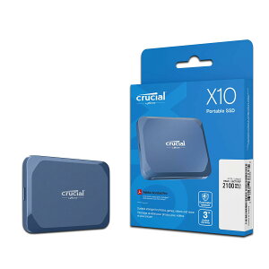 Crucial(�N���[�V����) X10 �O�t�� SSD 6TB USB3.2/Type-C iPhone15�V���[�Y����m�F�� �ő�Ǎ����x2100MB/�b ���K�㗝�X�ۏؕi Mylio���f�� CT6000X10SSD9-02