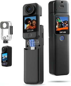 SJCAM C300 �A�N�V�����J���� 4K/30FPS �^�b�`�X�N���[�� 154°�L�p 8�{�f�W�^���Y�[��