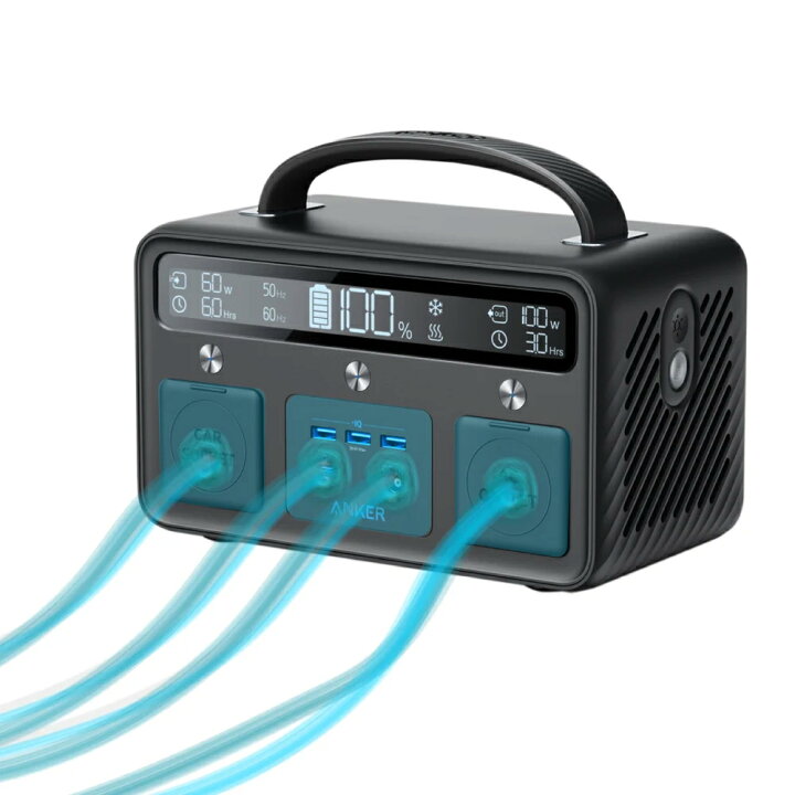 楽天市場】Anker アンカー PowerHouse II 400 ポータブル電源 389Wh  