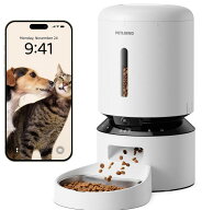 PETLIBRO 自動給餌器 猫 カメラ付き 自動餌やり器 1080P 暗視機能 スマホ遠隔操作 双方向会話 2.4G 5G Wi…