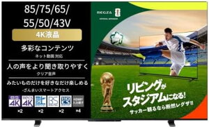 REGZA 43M550M 4K�t�����O�U 43�^