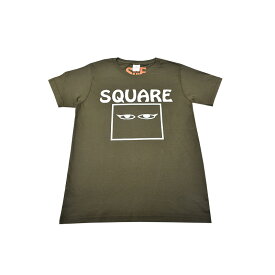 【SQUARE（スクエア）】メンズ ジムTシャツ 半袖 ジムウエア トレーニングウエア スポーツシャツ フィットネスウエア 筋トレ 吸汗速乾 オリーブグリーン Sサイズ