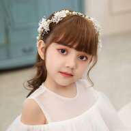 即納【送料無料】子供 ヘアアクセサリー フラワークリップ キッズ髪飾り フラワー カチューシャ 子ども …