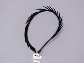 羽 ビヨット　黒 5本【装飾用】【羽根】【フェザー アクセサリー パーツ 羽 手芸 アクセサリ しゅげい 羽根飾り】【メール便】羽 髪飾り 羽 手芸 羽 ビーズ 羽 帽子飾り