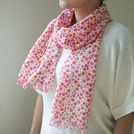 【 LINE登録で300円OFF 】 【 マフラー タオル 今治 ガーゼ 花柄 】ハナブック ガーゼマフラー (綿100%) Hanabook Gauze Muffler 日本製