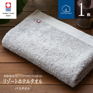 【 LINE登録で300円OFF 】今治タオル バスタオル 今治 リゾート ホテル バス 1枚 ( グレー ) 綿100% 今治産 日本製 綿100% 吸水 速乾 部屋干し 室内干し 浴室乾燥 すぐ乾く 柔らかい 毎日使い 軽い 国
