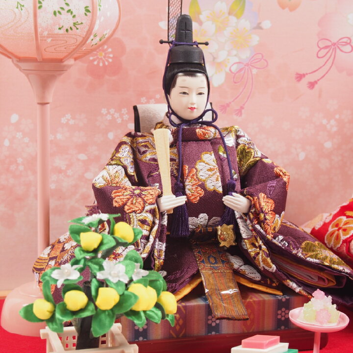 楽天市場】2種類から選べる！雛人形コンパクトケース飾り「華やぎ雛 