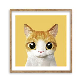 阪画屋 アートパネル アートボード ポスター 玄関 壁画 壁掛け 壁飾り 部屋飾り 飾り絵 絵 絵画 油絵 ソファの背景画 インテリア 現代 モダン フレーム 額付き 木枠付きの完成品 木目調 キャンバス 猫 ネコ ペット アニマル 動物 プレゼント ギフト アート系猫イラスト