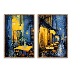 阪画屋 アートパネル アートボード ポスター 玄関 壁画 壁掛け 壁飾り 部屋飾り 飾り絵 絵 絵画 油絵 ソファの背景画 インテリア 現代 モダン フレーム 額付き 木枠付きの完成品 木目調 キャンバス 風水 風景画 プレゼント ギフト 名画風シリーズ・コンビ