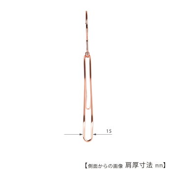 レディース省スペースハンガーシャツ用/TSW-2361BR-BN-38-38ピンクゴールドレビュー総合評価4.5!スチールハンガー洋服アパレル