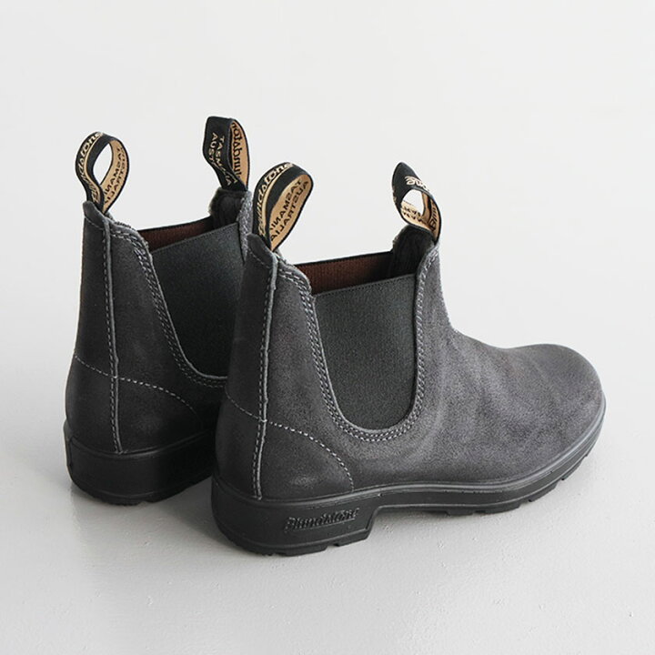 楽天市場】Blundstoneワックススエード サイドゴアブーツ スティール 