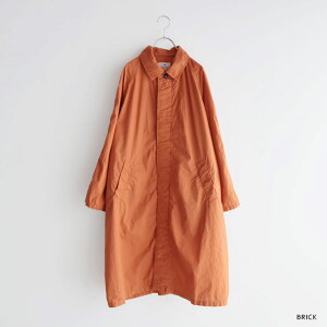 HTS60s COTTON POPLIN OVERDYE BALMACAAN COAT