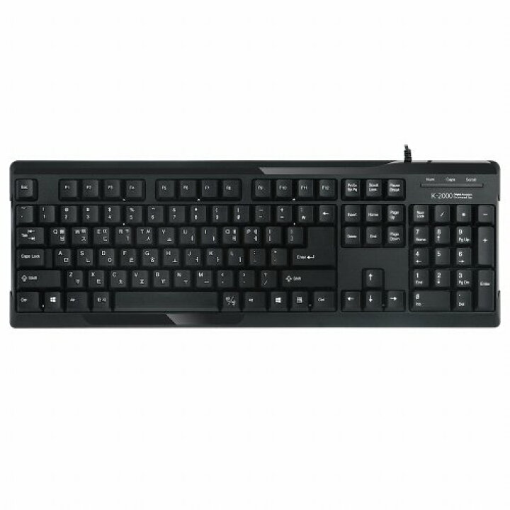 楽天市場】韓国語キーボード ハングル マルチキーボード K-2000（LG 