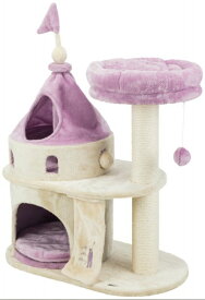 ※人気のお城のようなデザインです※【ドイツTRIXIE】新発売！ドイツTRIXIE　キャットタワー　マイキティダーリングスクラッチングキャッスル【キャットタワー　キャットツリー　プレイボックス　爪とぎ】