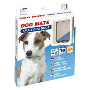 【PET-MATE】 DOGMATE ドッグドアS ホワイト【猫 ペットドア ハウス お出かけ】