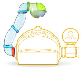 【アメリカHabitrail OVO】好きな組み合わせで自分だけのハムスターケージを作りませんか？アメリカハビトレイルOVO　タワーユニット【うさぎ　フェレット　ハムスター　小動物ケージ】