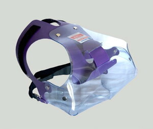 XLサイズです【オーストラリアOptivisor】今までになかった全く新しい概念のエリザベスカラー!オプティバイザー アイアンドフェイスプロテクションショートノーズブリード(鼻ぺちゃ犬