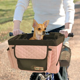 【スヌーザー】スヌーザー　自転車装着型ドッグキャリー【ドッグバイシクルバスケット】 ピンク【バリケンネル　ペットカート　キャリーバッグ　帰省　お出かけ】