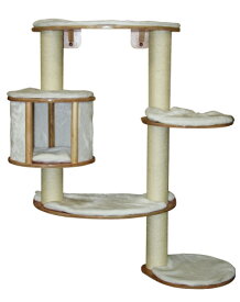 【ドイツKerbl】壁に取り付ける専用のキャットタワーです。ドイツKerbl社キャットタワー　ドロミットプロ　cat tree white【キャットタワー　爪とぎ　プレイボックス　ベッド　ハウス　ねこカフェ　猫カフェ　ネコノミクス】