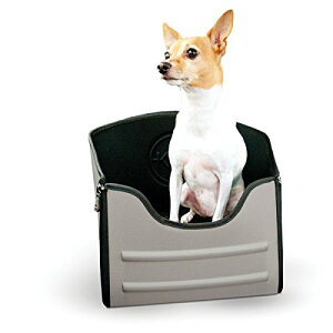 【K&Hペットプロダクツ】収納できる折り畳みドライブボックスモッドセーフティシート グレー【お散歩 ドライブ アウトドア】