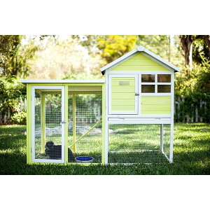 ※でかサイズ!大きめ【ADVANTEK】海外のログハウス風のうさぎ小屋です!アメリカアドバンテック ラビットケージ ザ・スティルトハウスラビットハッチ Lサイズ 【うさぎ ラビット フ