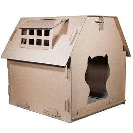 【CATOPIA】　キャットピアキャットハウス　カードボードキャットハウスC 【猫ハウス　キャットハウス　保護猫】