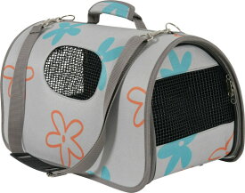 【フランスZOLUX】フランスからついに日本上陸！犬用 キャリーバッグ フランスZOLUX ペットキャリーフラワー Lサイズ グレー ペット キャリー ケース 犬