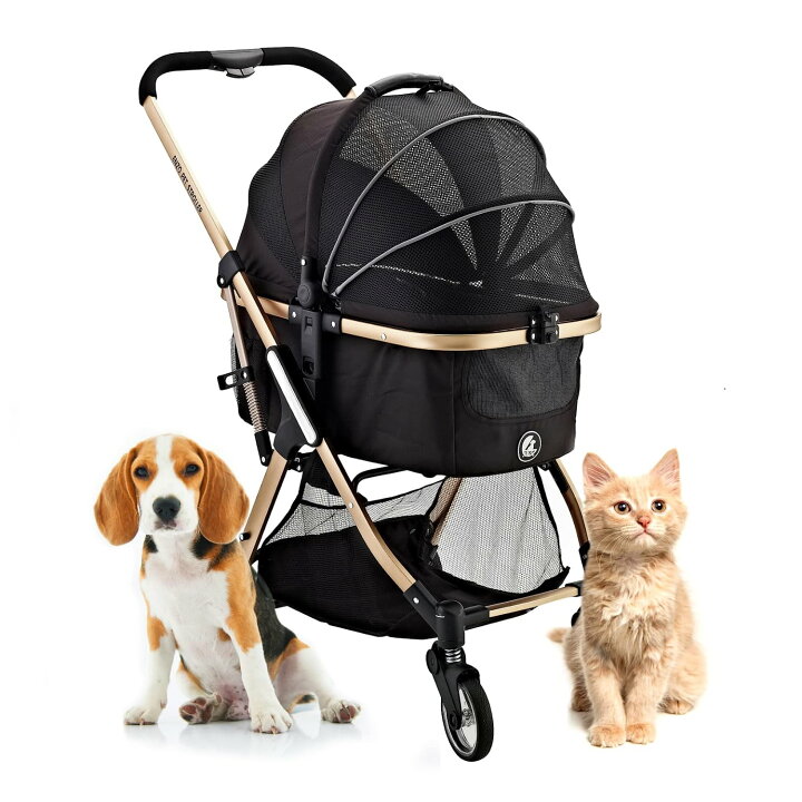 楽天市場】※人気※予約商品犬用 ペットカート ENZO ペットストローラー 
