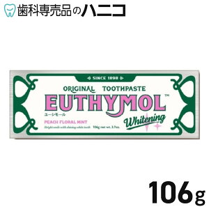 �y4/18 23:59�܂Ł��ő�1,500�~OFF�N�[�|���zEUTHYMOL ���[�V���[�� �z���C�g�s���N ���݂��� 106g �s�[�`�t���[�����~���g ��򕔊O�i �������� ���݂����� ��p�n�~�K�L