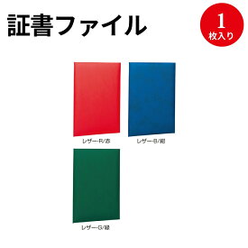 証書ファイル レザ－ B4 | 賞状 賞状用紙 表彰状 感謝状 辞令 認定証 卒園証 卒業証 検定 資格 契約書 証明 作品 収納 収納ケース 作品ファイル 作品収納ケース セレモニー 贈呈 メニュー 店舗 案内プレートファイルケース ファイル ナカバヤシ ビニール 賞状入れ