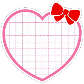 楽天市場 ハート型 紙 カードの通販