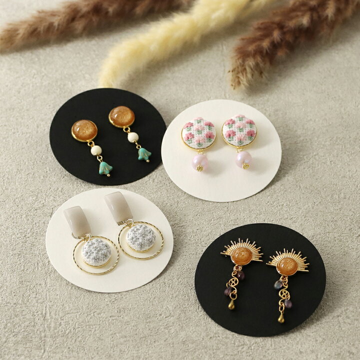 楽天市場】【ゆうパケット対応】ピアス・イヤリング専用台紙 名刺  