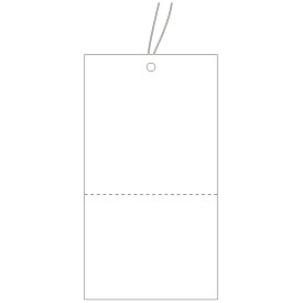 提札 四角型 白無地 ミシン入 18-81 | ササガワ(タカ印) 値札 無地 白 ホワイト 単色 タグ 手書き プライスタグ アパレル ファッション ブランド ハンドメイド フリマ フリー マーケット 糸 札 シンプル 紐付き 販促 POP用品 ポップ 手芸 販売 ハンドメイド用 切り取り