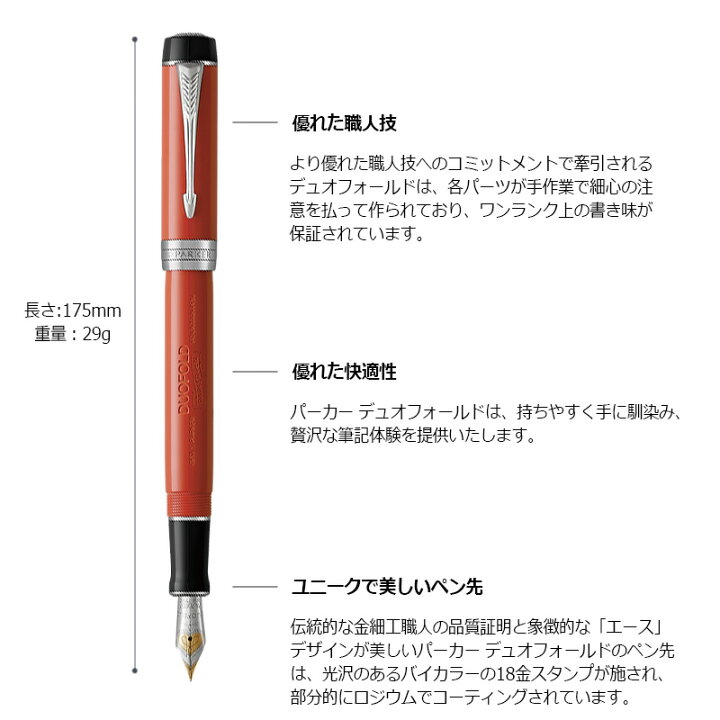 楽天市場】PARKER(パーカー) DUOFOLD デュオフォールド クラシック 