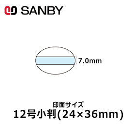 【サンビー】テクノタッチデータースタンプ 日付印 マスター部 12号小判 印面のみ テキスト入稿(Aタイプ)[受領印/領収印/日付入り/オーダーメイド/ゴム印]
