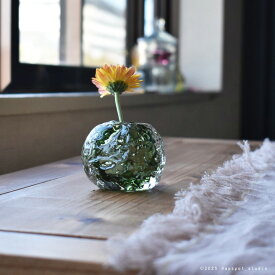 一輪挿し 石ころ かわいい ガラコロ galakolo おしゃれ フラワーベース 花瓶 小さい カラフル 北欧 手のひらサイズ クリアー タン バイオレット フォレストグリーン ガラス花瓶 スガハラ ガラス Sghr ハンドメイド 日本製