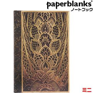 ペーパーブランクス ノート ミニ ニューヨーク・デコ チャニン・ライズ 罫線 ハードカバー PB9606-1 ゴムバンド留め具 90×140mm 正規輸入品 手帳 paperblanks ヨーロッパ 洋書 かわいい きれい 美し