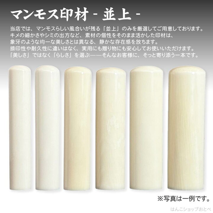 楽天市場】銀行印 マンモス 並上 印鑑ケース付 金融機関印 12mm 12ミリ 