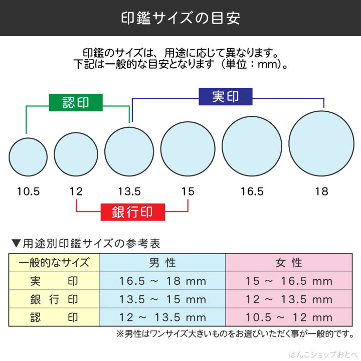 楽天市場】実印 マンモス 並上 印鑑ケース付 18mm 18ミリ | [送料無料 