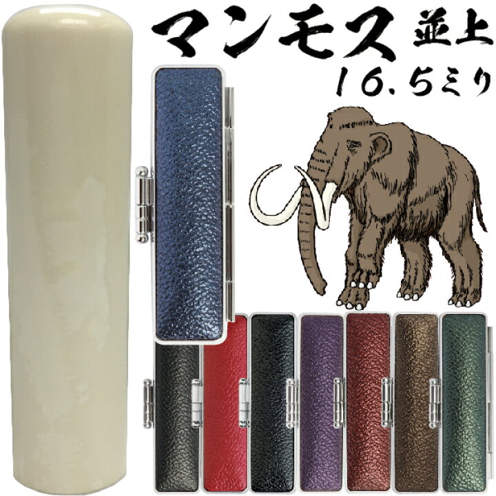 印鑑箱 印材盒 マンモス 稀少品